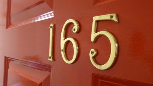 165 number on Door